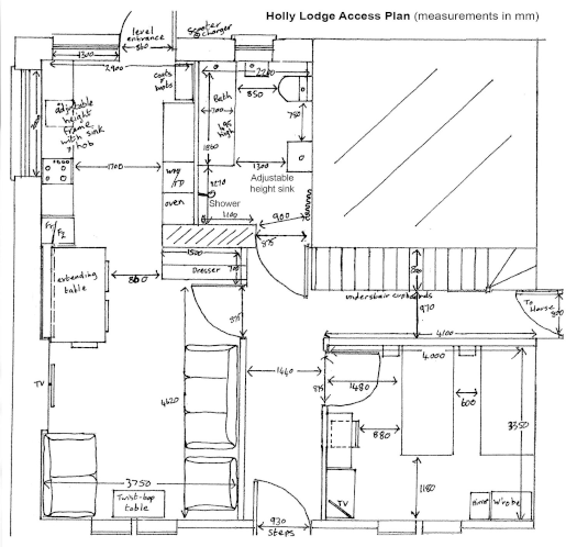 Plan of Holly Lodge